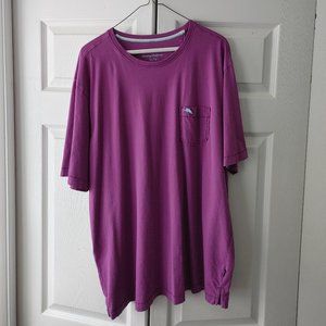 Tommy Bahama Purple T-shirt Bali-Skyline (XL) NWOT